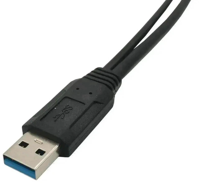 Alt view image 2 of 3 - WRIARICH 0.3M USB 3.0 A Male to Dual USB Female Cable, USB 3.0 + USB 2.0 Port Expansion Cord