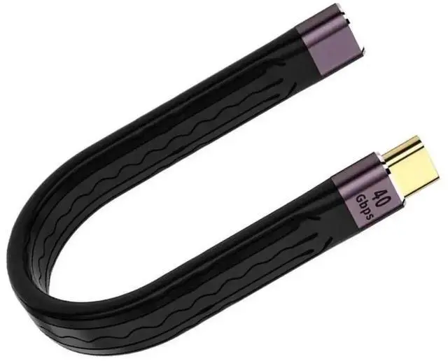 Alt view image 3 of 3 - WRIARICH 13CM Short USBC to USBC Cable | USB3.1 Gen2×2 40Gbps, 100W PD & OTG Function for Portable SSD, Laptop, MacBook