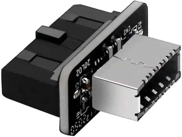 Main image of WRIARICH Vertical USB Type-E Key-A to USB3.0 19/20Pin Motherboard Header Adapter, USB 3.1 Front Panel Socket Converter for PC Chassis