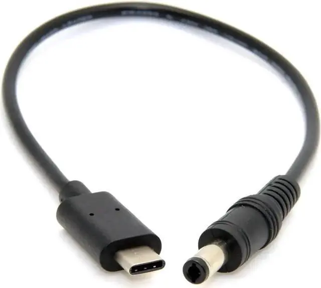 Main image of WRIARICH 20cm USB-C to DC 5.5×2.5mm Power Cable, Type-C Input to 5.5/2.5 DC Barrel Plug for 5V Charging & New MacBook Related Devices