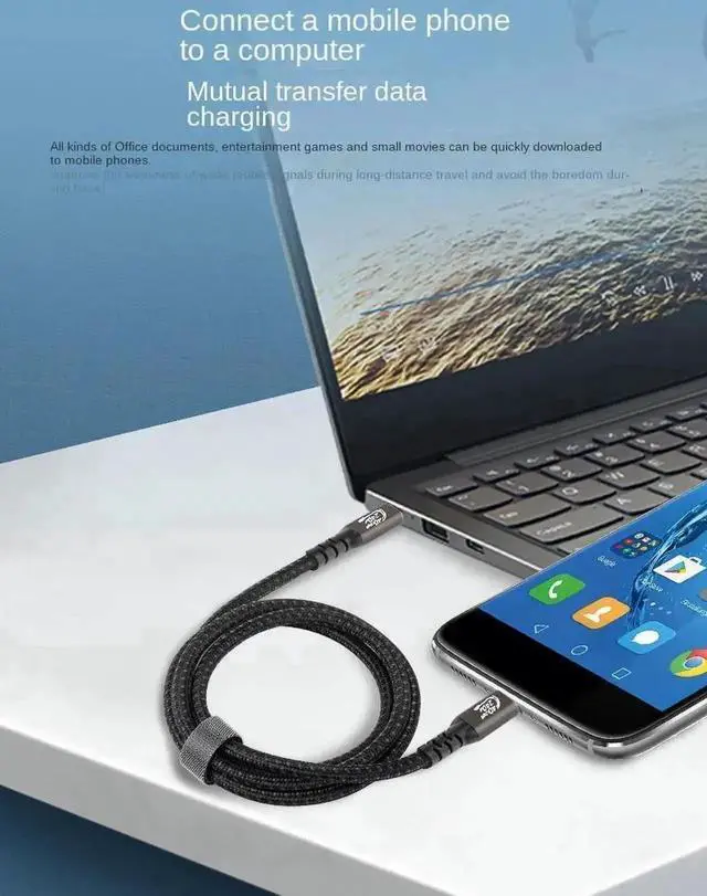 Alt view image 5 of 7 - WRIARICH 1.65 ft USB4 Cable USB-IF Certified, 40Gbps Data Transfer 8K Video 240W Fast Charging USB-C to USB-C Cord for Laptop, Hub & Docking Station