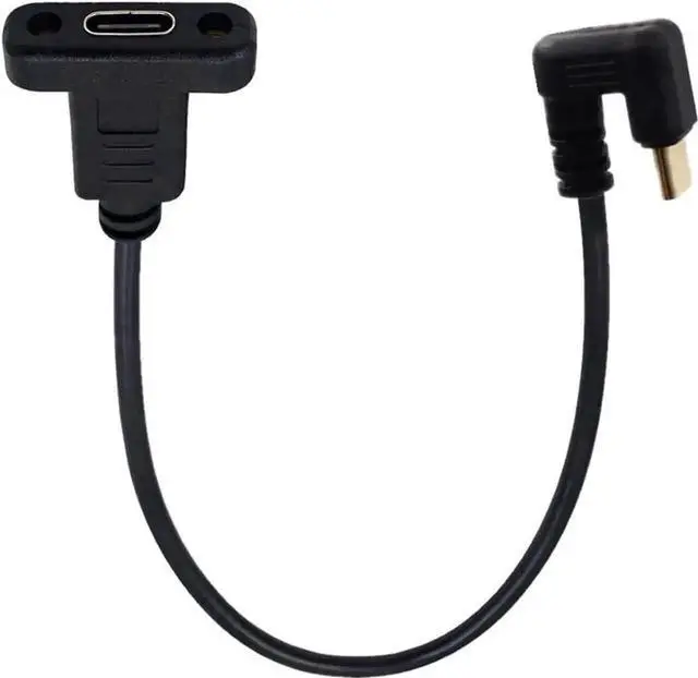 Main image of WRIARICH 30cm U-Shaped 180° Back Bend USB3.1 Type-C Male to Female Extension Cable