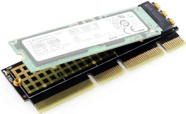 Alt view image 5 of 7 - WRIARICH JEYI MX16-1U M.2 NVMe M-Key to PCIe 3.0 X4/X8/X16 Expansion Card, NGFF 2280 SSD PCI Express Adapter Converter, Full Speed Lossless Transmission for Desktop PC Storage Upgrade