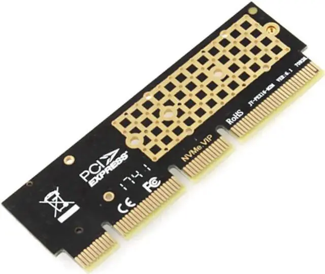 Alt view image 6 of 7 - WRIARICH JEYI MX16-1U M.2 NVMe M-Key to PCIe 3.0 X4/X8/X16 Expansion Card, NGFF 2280 SSD PCI Express Adapter Converter, Full Speed Lossless Transmission for Desktop PC Storage Upgrade