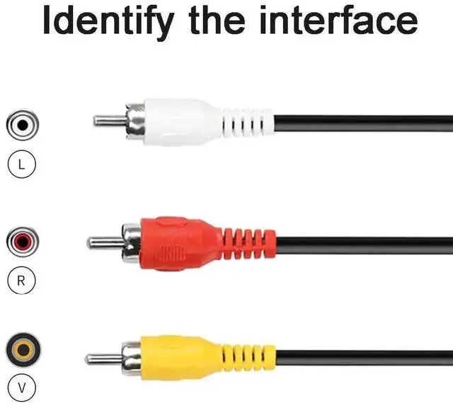 Alt view image 3 of 7 - WRIARICH 5FT USB 2.0 A Male to 3 RCA Male AV Splitter Cable, Composite Audio Video Converter Cord Compatible with PCs, HDTVs, DVDs & Smartphones