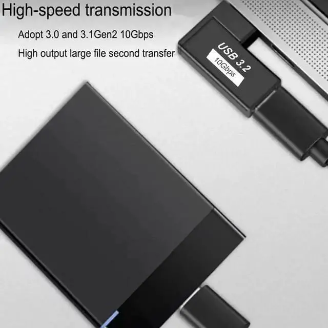 Alt view image 4 of 5 - WRIARICH 2 Pack Black 90 Degree Left & Right Angle USB 3.0 Male to Female Extension Adapter, 10Gbps High Speed USB Port Extender Connector for Laptop PC Power Bank