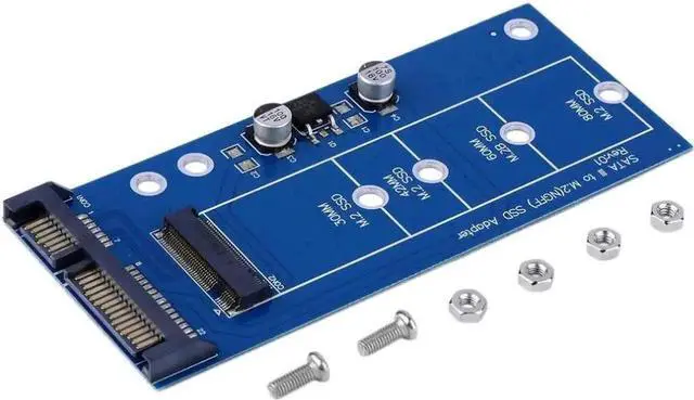 Main image of WRIARICH SATA 3.0 to M.2 NGFF B Key Adapter Card, SATA III to NGFF SATA SSD Expansion Converter, 6Gbps High Speed for 2230/2242/2260/2280 SATA M.2 Drives