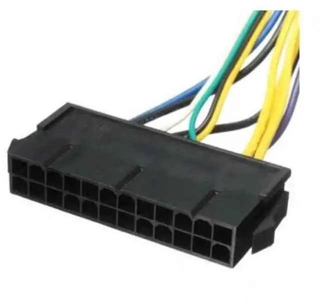 Alt view image 2 of 5 - WRIARICH 33cm (13 Inch) ATX 24 Pin to 6 Pin Power Conversion Adapter Cable, Compatible with HP Z220 Z230 SFF/MT/TWR, ProDesk 600 G1, EliteDesk 800 G1, 4000 6005 8300 Desktop PCs