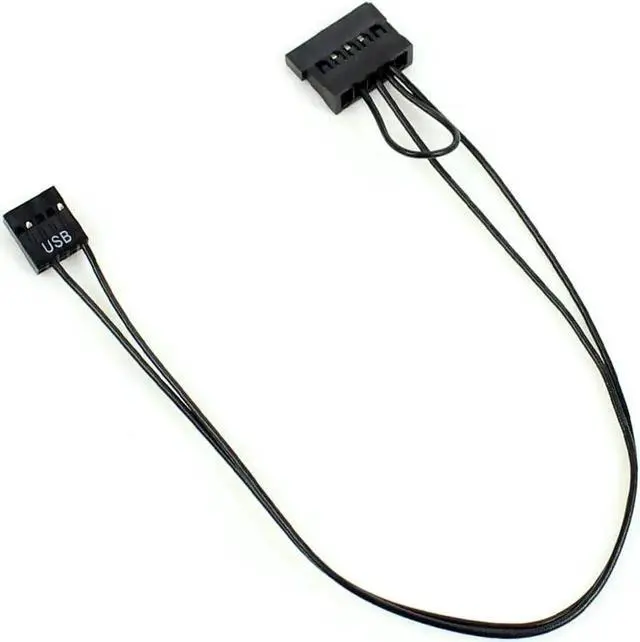 Alt view image 4 of 6 - WRIARICH 9 Pin USB to SATA Power Supply Cable Adapter, 2.5 Inch SATA SSD HDD Power Converter Cord for ITX Motherboards & Notebook Internal Storage