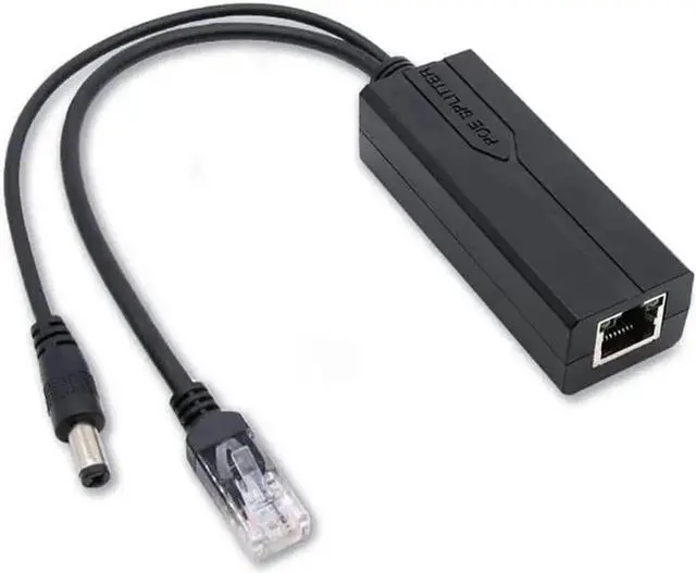 Alt view image 3 of 5 - WRIARICH 48V to 12V 2A Isolated PoE Splitter Power Module, 100Mbps 10/100M Active LAN Ethernet Splitter, IEEE802.3af/at Compliant High Power PoE Separator for IP Cameras, Wireless AP, NVR Surveillance