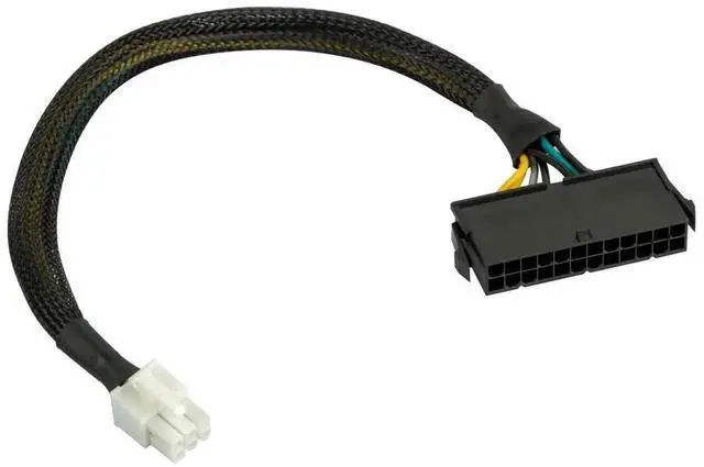 Main image of 24 Pin Female to 6 Pin Male ATX PSU Conversion Cable, 1 Pack Power Supply Adapter Wire for Dell Inspiron 3470 Optiplex 3050 3060 3080 3668 5050 5060 5080 7040 7050 7060 7070 7080 MT Motherboard