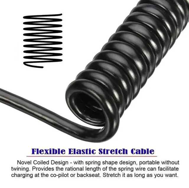 Alt view image 6 of 7 - WRIARICH Right 90 Degree Stretch Coiled HDMI 2.1 Male to Male Cable, 8K@60Hz for HDTV, PC, Laptops & Monitors