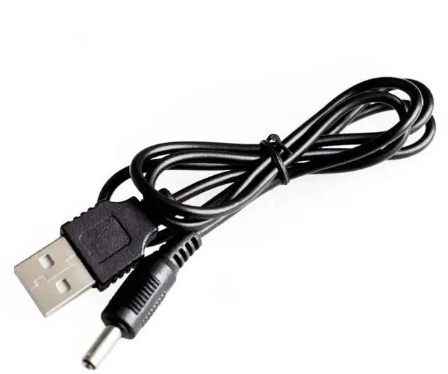 Alt view image 3 of 3 - WRIARICH USB 2.0 A Male to 3.5×1.35mm DC Barrel Power Cable, 5V USB to 3.5mm Jack Charging Adapter Cord for Small Electronics