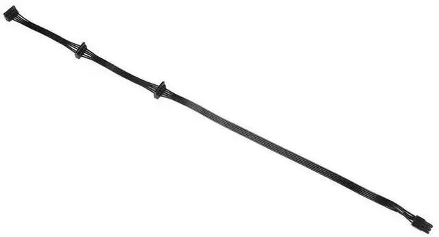Alt view image 4 of 6 - WRIARICH 6Pin to 3 Right-Angled SATA HDD SSD Power Cable, 18AWG, 50+15+15cm, Compatible with Cooler Master MWE GOLD 550W/650W/750W Modular PSU