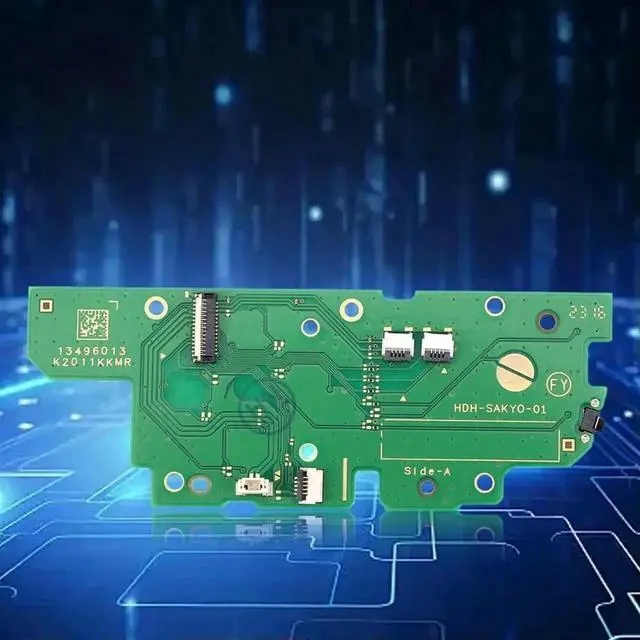 Alt view image 2 of 3 - WRIARICH Button PCB Board with Flex Ribbon Cable, Left Side Key Circuit Daughterboard Replacement for NS Lite Handheld Game Console