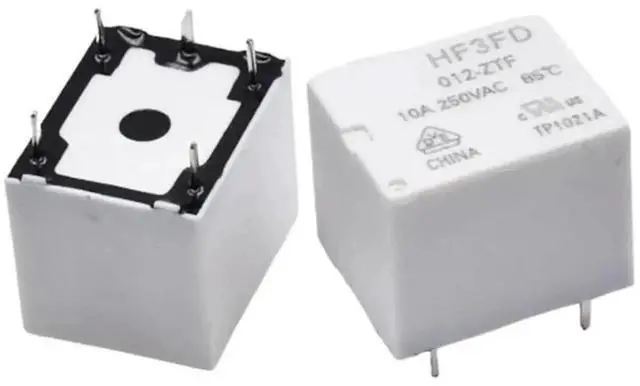 Main image of WRIARICH HF3FD-012-ZTF / HF3FD-024-ZTF 5-Pin Ultra Compact High Power Relay, 10A 250VAC Single Normally Open Contact