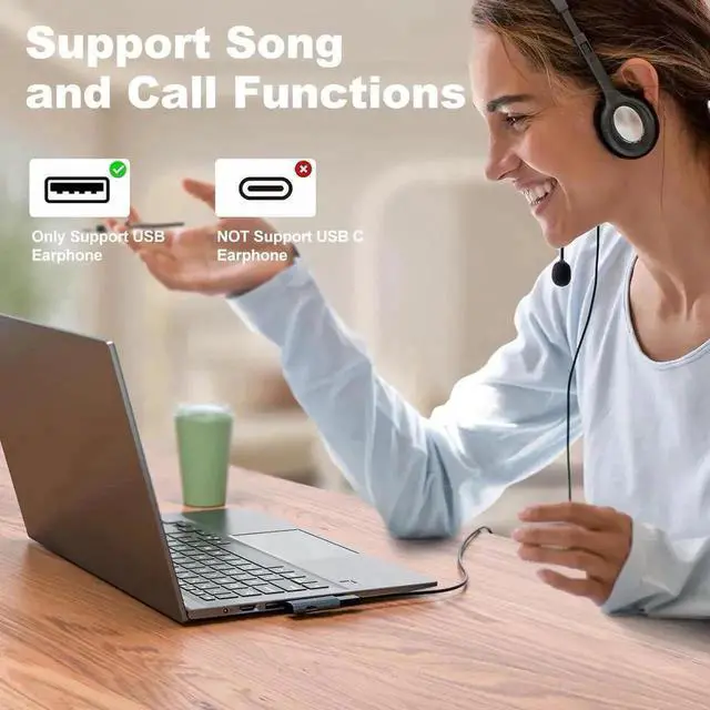 Alt view image 6 of 7 - 2 Pack 2-in-1 USB-C OTG Adapter, USB 3.2 Gen2 10Gbps Data Converter with 100W PD Charging Port, Type-C Splitter Compatible with Meta Quest 2, ROG Ally, Steam Deck, iPhone 15 Series, iPad, MacBook & Al