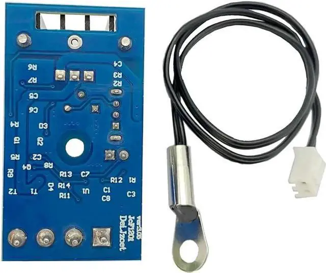 Alt view image 6 of 7 - WRIARICH DC 12V 1A Automatic Temperature Controlled Fan Speed Controller with Sensor, Supports 2/3/4 Wire PC CPU & Case Fans