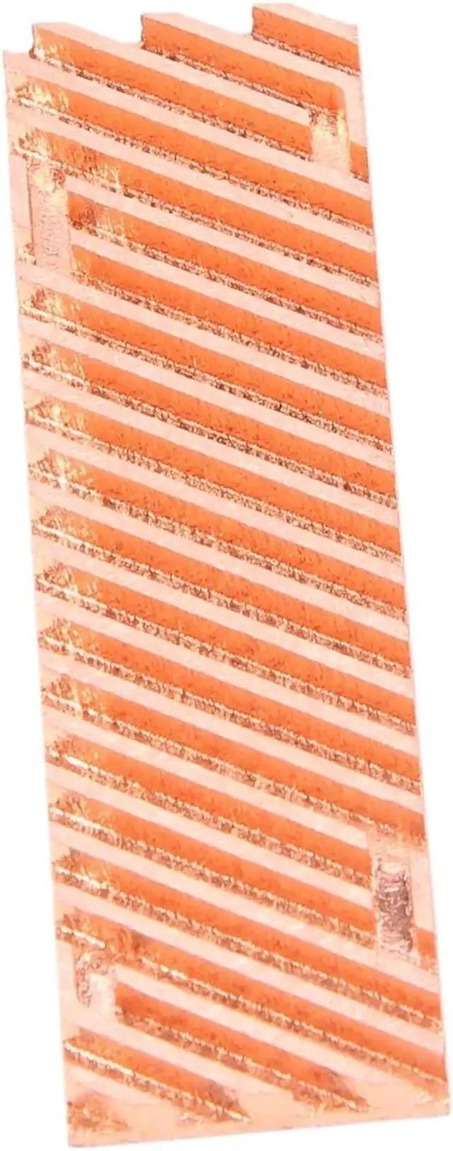 Alt view image 3 of 6 - WRIARICH Ultra Thin Pure Copper Heatsink with Thermal Pad for M.2 2280 PCIe NVMe SSD, 70×20×1.5mm