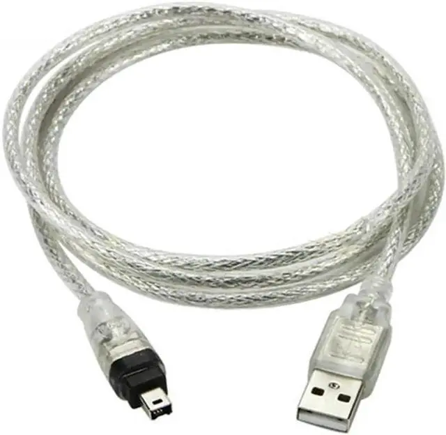 Main image of WRIARICH USB Male to IEEE 1394 4Pin iLink Firewire Cable, Special Transfer Cord for SONY DCR-TRV75E DV Camcorder