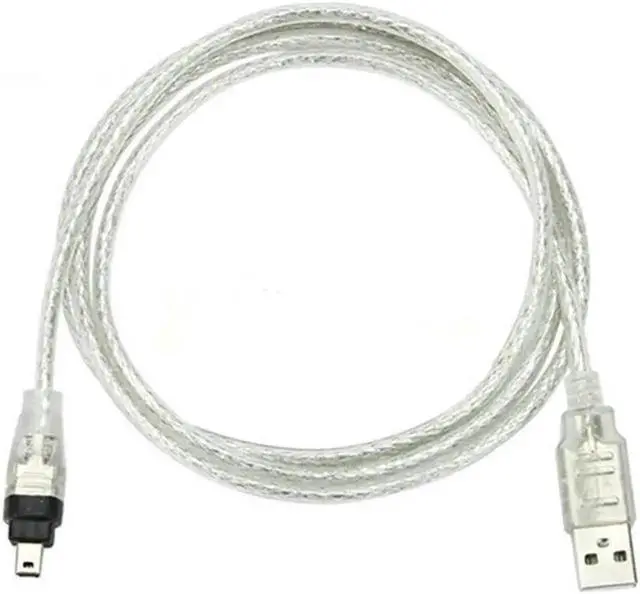 Alt view image 2 of 3 - WRIARICH USB Male to IEEE 1394 4Pin iLink Firewire Cable, Special Transfer Cord for SONY DCR-TRV75E DV Camcorder