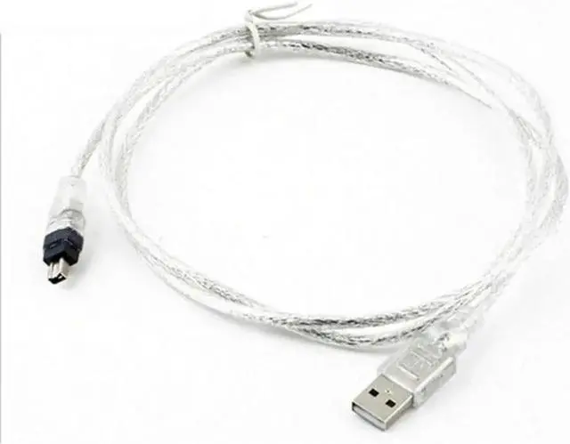 Alt view image 3 of 3 - WRIARICH USB Male to IEEE 1394 4Pin iLink Firewire Cable, Special Transfer Cord for SONY DCR-TRV75E DV Camcorder