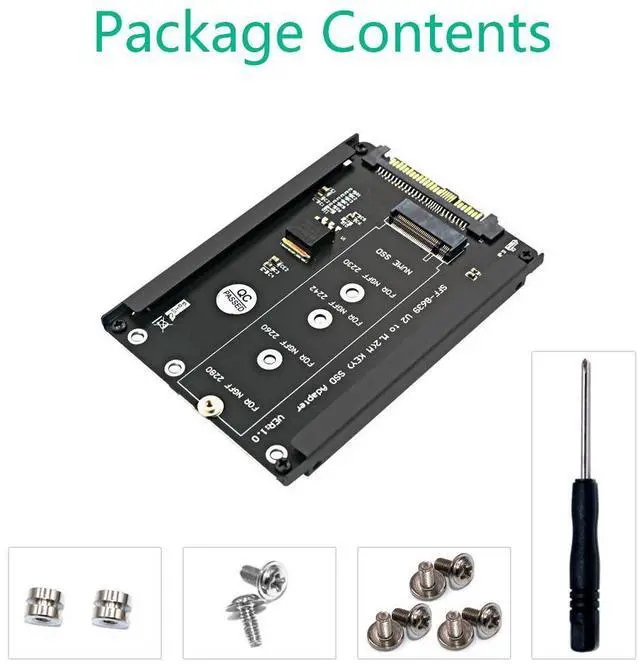 Main image of WRIARICH M.2/SATA to U.2 SFF-8639 Adapter, M.2 NVMe (M-Key) + M.2 SATA (B+M Key) SSD Converter with Metal Case, PCIe 3.0 x4 32Gbps Riser Card for Samsung WD Kingston ADATA Intel ZHITAI M.2 SSD