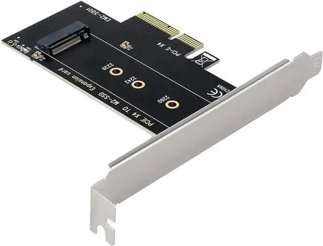 Alt view image 3 of 6 - M.2 NVMe to PCIe 3.0 X4 Adapter Card, M-Key NVMe SSD PCI Express Expansion Card with Low Profile Bracket, Supports 2230 2242 2260 2280 SSD for Desktop PC, Compatible with Samsung WD Kingston Crucial S