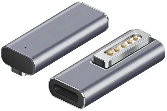 Main image of WRIARICH USB-C PD Magnetic Charging Converter Adapter, Type-C PD Fast Charge Connector Compatible with MagSafe 2 MacBook Pro Plug Converter