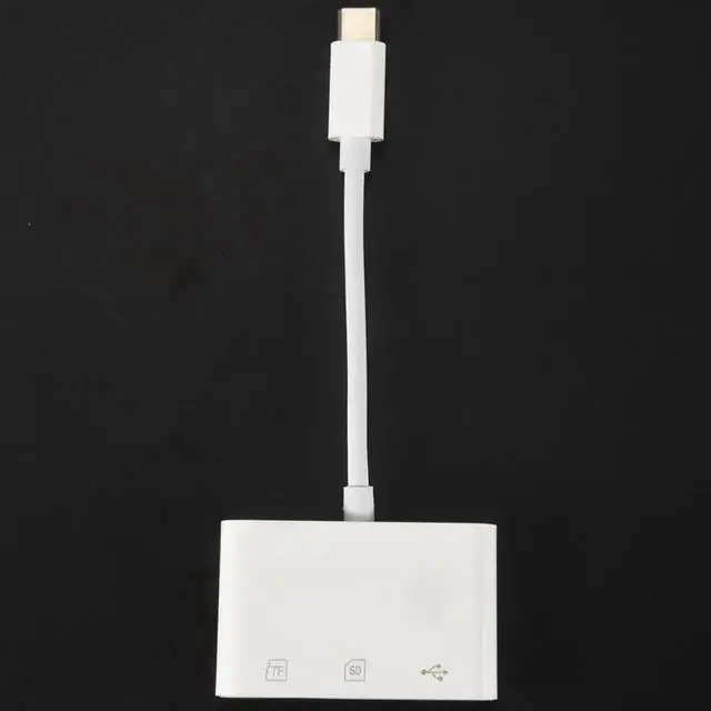 Main image of WRIARICH 3 in 1 USB-C OTG Card Reader Hub, Type-C to USB-A + SD + TF Micro SD Memory Card Reader Adapter Compatible with Tablets, Laptops & Smartphones