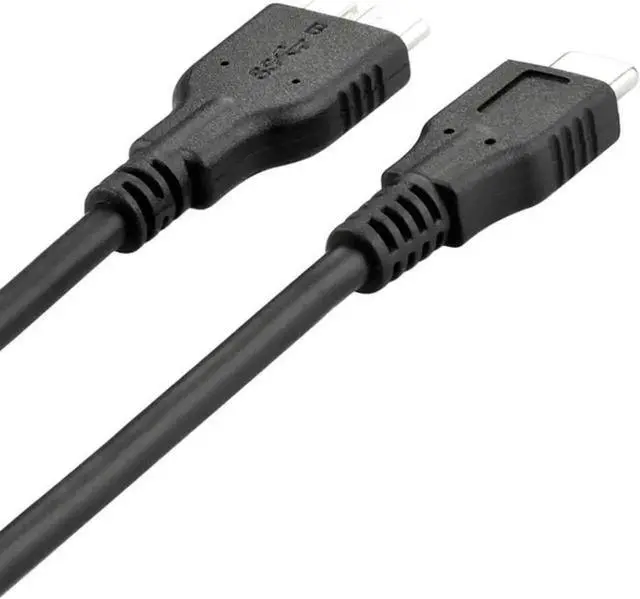 Alt view image 2 of 4 - WRIARICH 3.3FT Black USB3.0 USB-C to Micro B Cable, Charging & Data Cord for Samsung S5/Note3 & WD External HDD