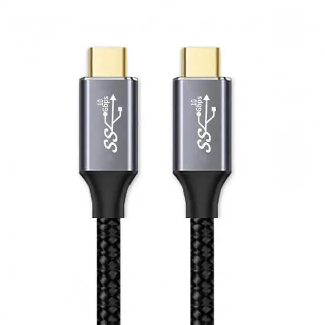 Alt view image 5 of 7 - WRIARICH 50CM USB-C to USB-C Male to Male Cable, USB3.0 Gen2 10Gbps 100W 20V 5A PD Fast Charging Cord for Laptop Tablet Smartphone