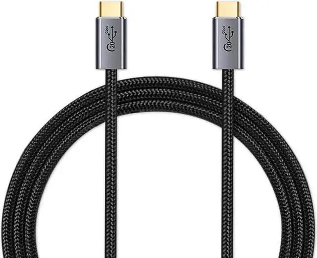 Alt view image 3 of 5 - WRIARICH 3.3FT USB-C to USB-C 3.2 Gen 2x2 Cable, 20Gbps Data, 8K@60Hz Video & 100W PD Charging Cord for MacBook, Yoga, Type-C Monitor