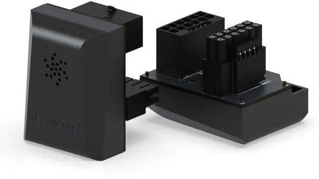 Main image of WRIARICH Black 180° Standard PCIe 5.0 12VHPWR GPU Power Bridge, 12+4 Pin Angled Power Adapter for RTX 4090/4080/4070 Ti RTX 40 Series Graphics Cards