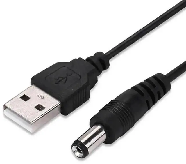 Alt view image 4 of 6 - WRIARICH 1M USB to DC 5.5*2.1mm Charging Cable, 5V Power Supply Cord for Router, Computer & Electronic Devices