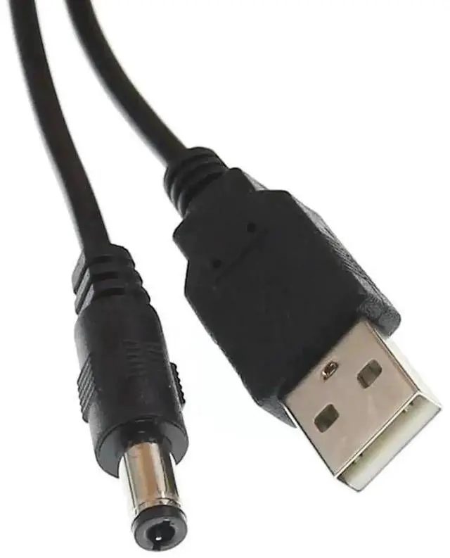 Alt view image 5 of 6 - WRIARICH 1M USB to DC 5.5*2.1mm Charging Cable, 5V Power Supply Cord for Router, Computer & Electronic Devices