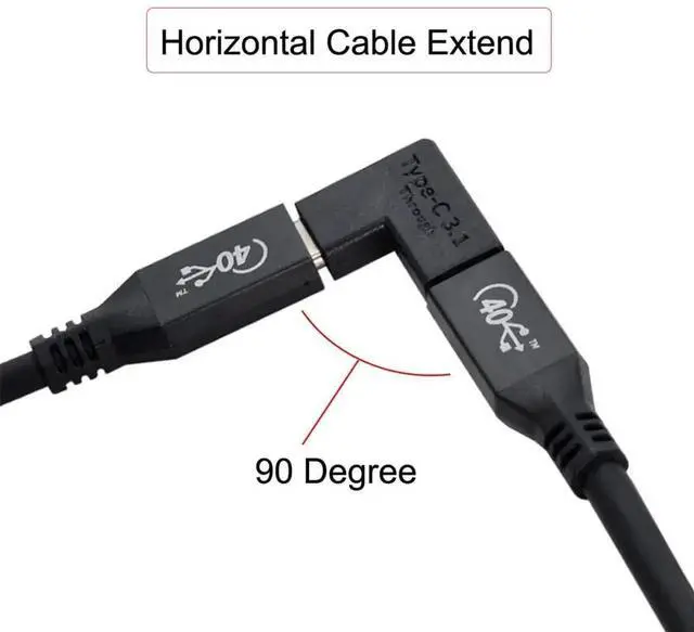 Alt view image 5 of 7 - WRIARICH 3PCS USB 3.1 Type-C Male to Female Adapter, 10Gbps Data & Power Converter for NS Switch and Phones