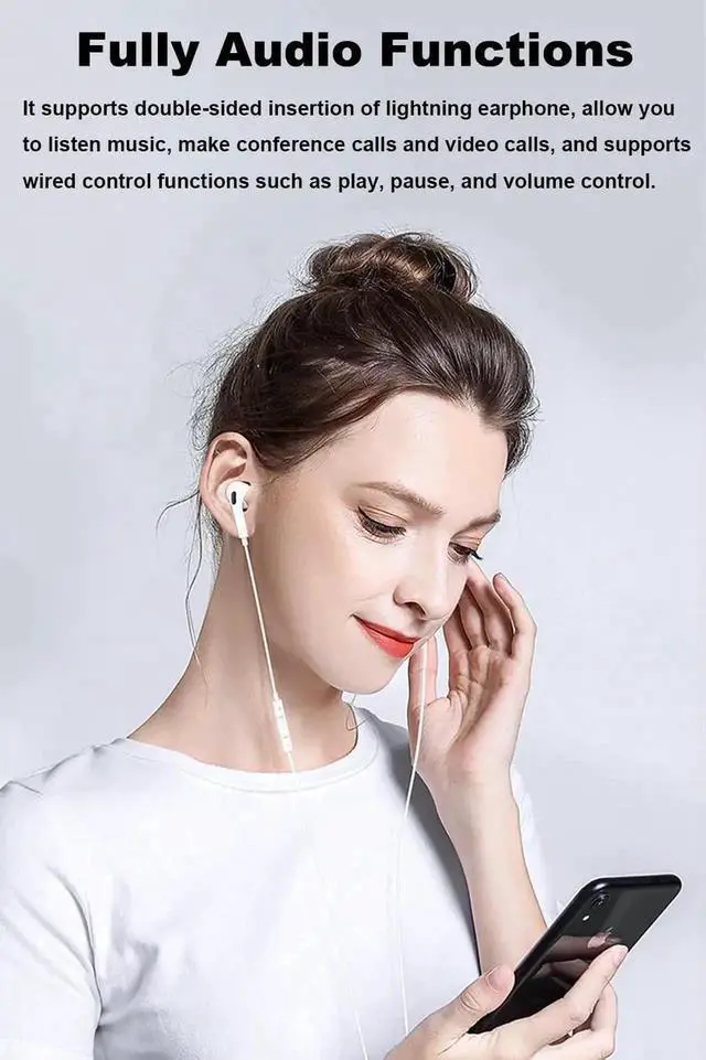 Alt view image 2 of 6 - WRIARICH USB C to 3.5mm Headphone Jack Adapter, Grey Type C Audio Converter for iPhone 15/16 Series & iPad Air, No Charging/Data/Lavalier Mic Support