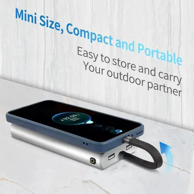 Alt view image 6 of 7 - WRIARICH 5 Inch Short USB C to USB C Cable, 10Gbps USB 3.1 Gen2 FPC Type C Cable, 60W 3A Fast Charging Cord for Power Bank Phone Tablet