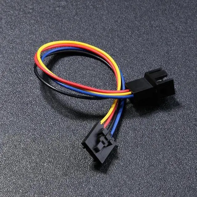 Alt view image 2 of 3 - WRIARICH 5Pin to 4Pin Fan Adapter Extension Cable, PC Cooling Fan Converter Cord