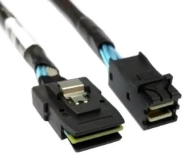 Alt view image 7 of 7 - WRIARICH 50cm Internal Mini SAS SFF-8087 to SFF-8643 HD RAID Cable Server Hard Drive Data Cable