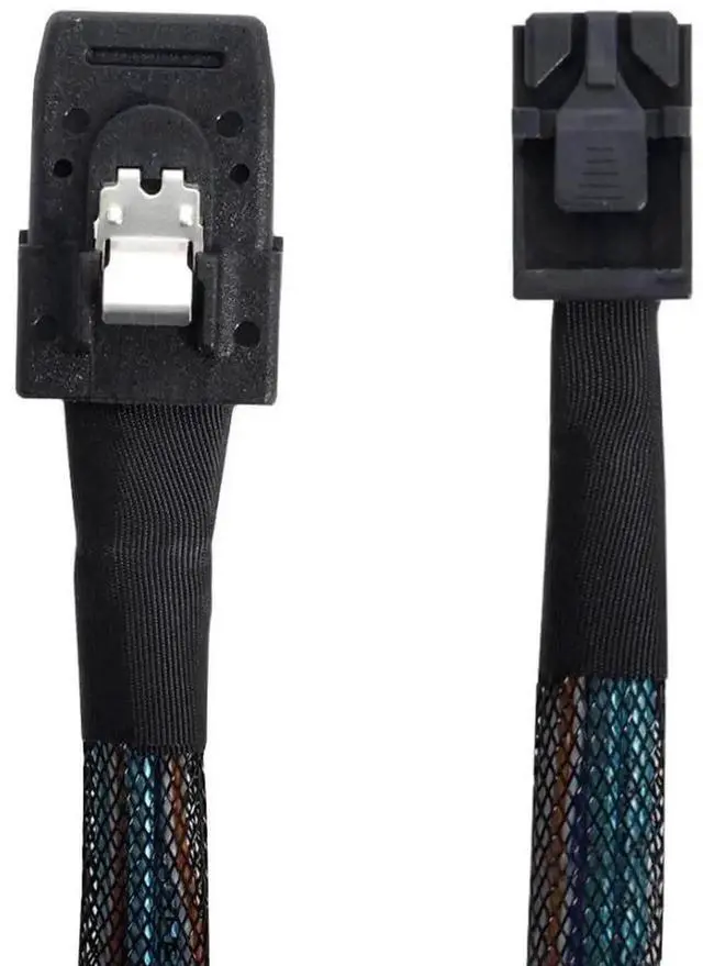 Alt view image 5 of 7 - WRIARICH 50cm Internal Mini SAS SFF-8087 to SFF-8643 HD RAID Cable Server Hard Drive Data Cable