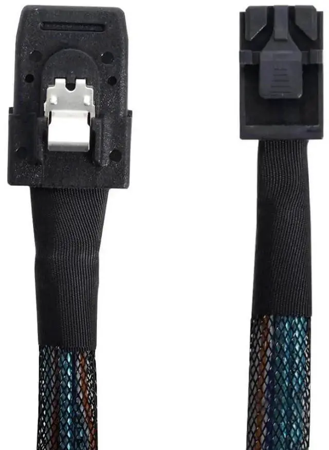 Alt view image 6 of 7 - WRIARICH 50cm Internal Mini SAS SFF-8087 to SFF-8643 HD RAID Cable Server Hard Drive Data Cable