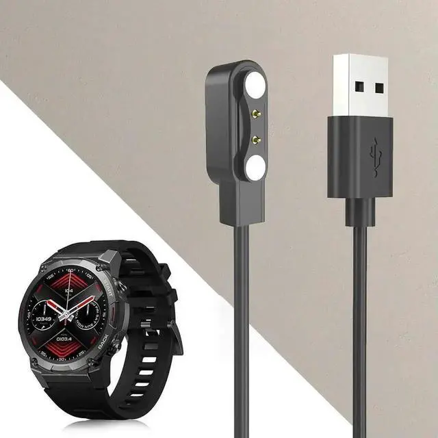 Alt view image 3 of 3 - WRIARICH Magnetic USB Charging Cable Compatible with Zeblaze Vibe 7 Pro Smart Watch & Bracelet, Stable Snap-On Watch Charger Cord