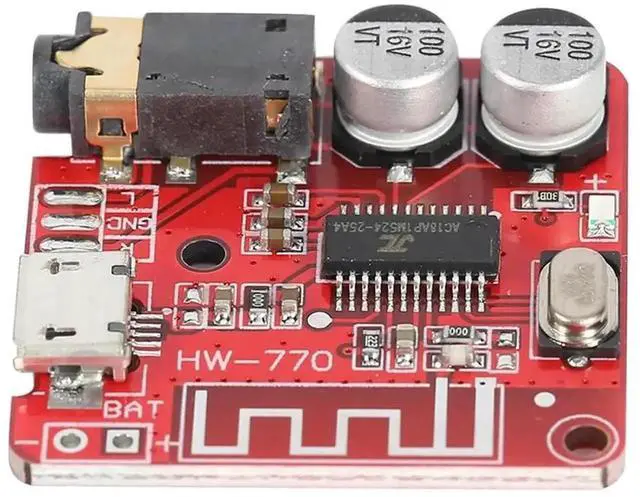 Main image of WRIARICH Bluetooth-Compatible MP3 Decoder Board, Stereo Audio Amplifier Receiver Module, Lossless Sound for Car Speaker Circuit Modification