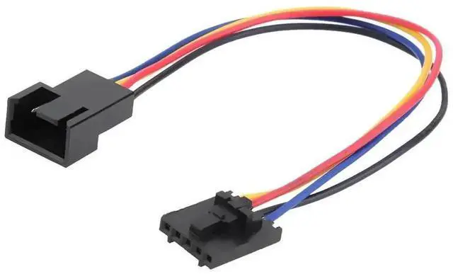 Alt view image 2 of 3 - WRIARICH 5Pin to 4Pin PC Fan Adapter Extension Cable