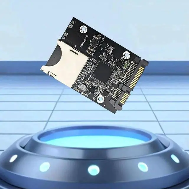 Alt view image 3 of 3 - WRIARICH SD to SATA Adapter Card with Enclosure, Convert SD Card to 2.5 Inch SATA SSD Form Factor Storage Accessory
