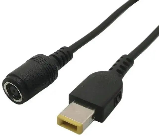 Alt view image 3 of 3 - WRIARICH 7.9*5.5mm Male to Square DC Tip Power Converter Cable for ThinkPad X1 Carbon Replacement Adapter Connector
