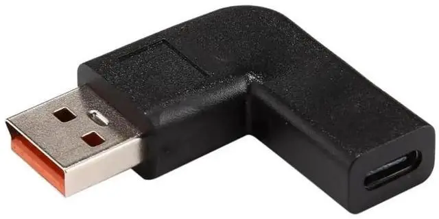 Main image of WRIARICH 90 Degree Angled USB-C Female to Yoga 3 Male Power Adapter Connector, PD 20V Fast Charging Converter Compatible with Lenovo Yoga 3 Series Laptops