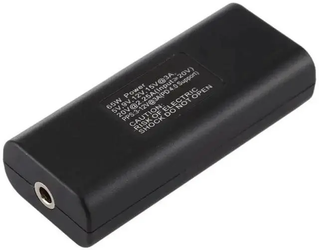 Alt view image 2 of 5 - WRIARICH 15cm DC 4.0×1.7mm Female to USB-C Female Power Conversion Cable, Barrel Jack to Type-C Female Adapter Cord for DIY Power Supply Conversion